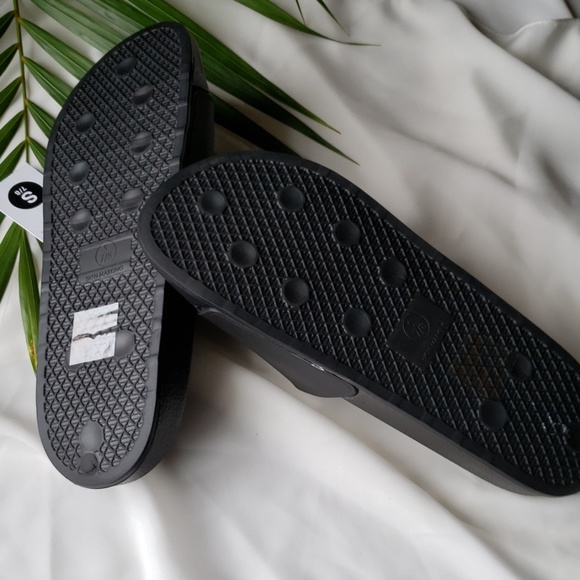 Men's Slide Sandals - Black - Picture 2 of 3